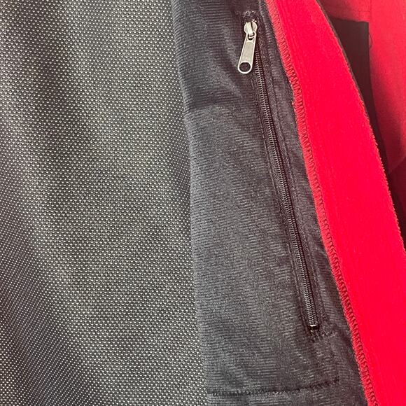 Mountain Hardwear Jacket Mens Gore Windstopper Fleece Black Red Full Zip Rain S - Picture 5 of 8